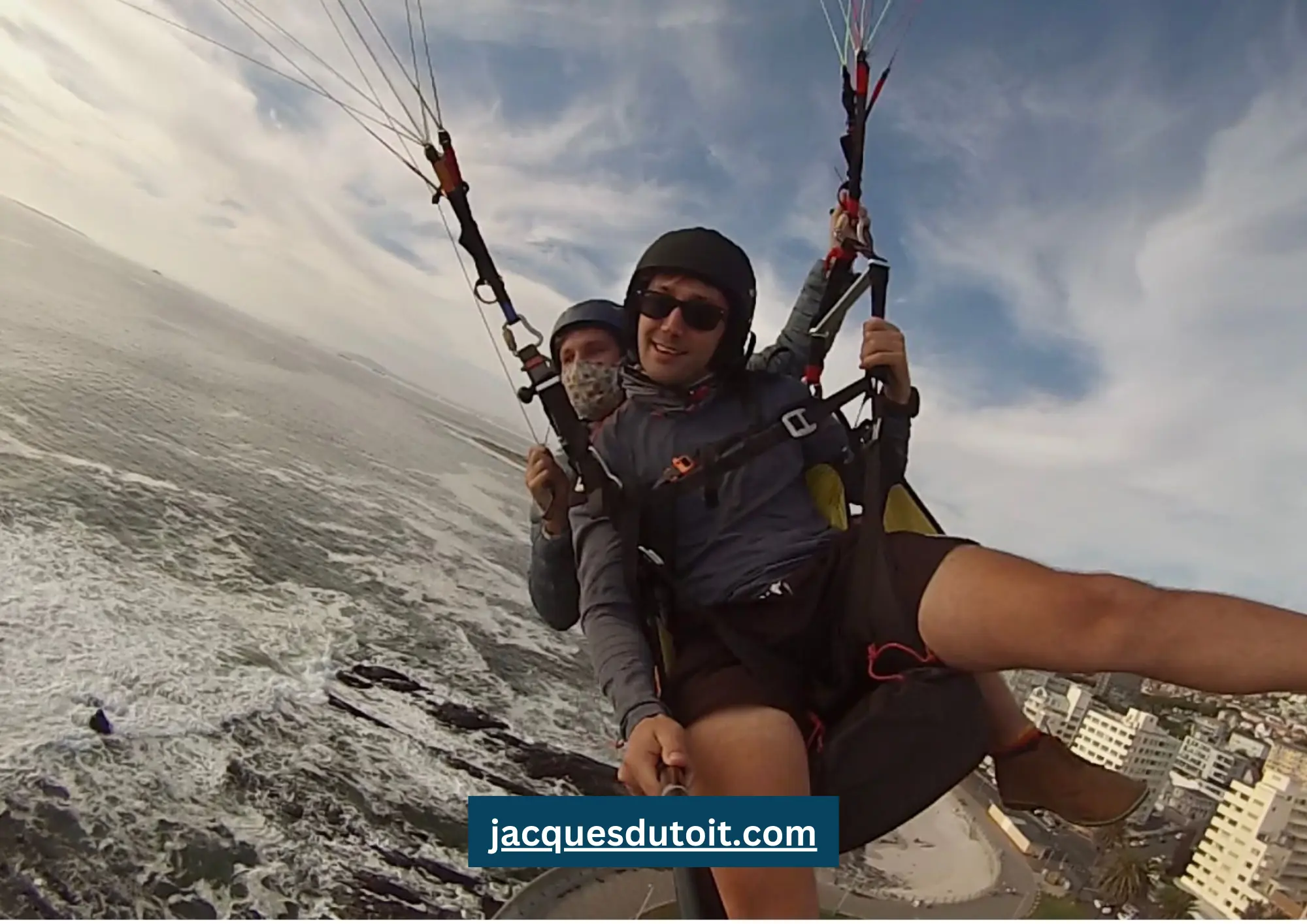 Jacques du Toit paragliding in Cape Town, South Africa. jacquesdutoit.com