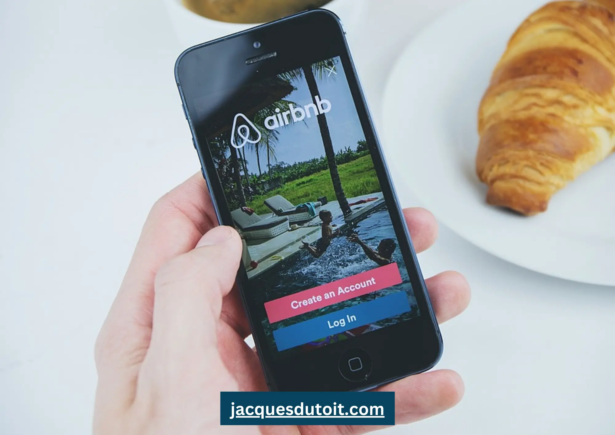 The Ultimate Guide for New Airbnb Hosts. Airbnb App on phone