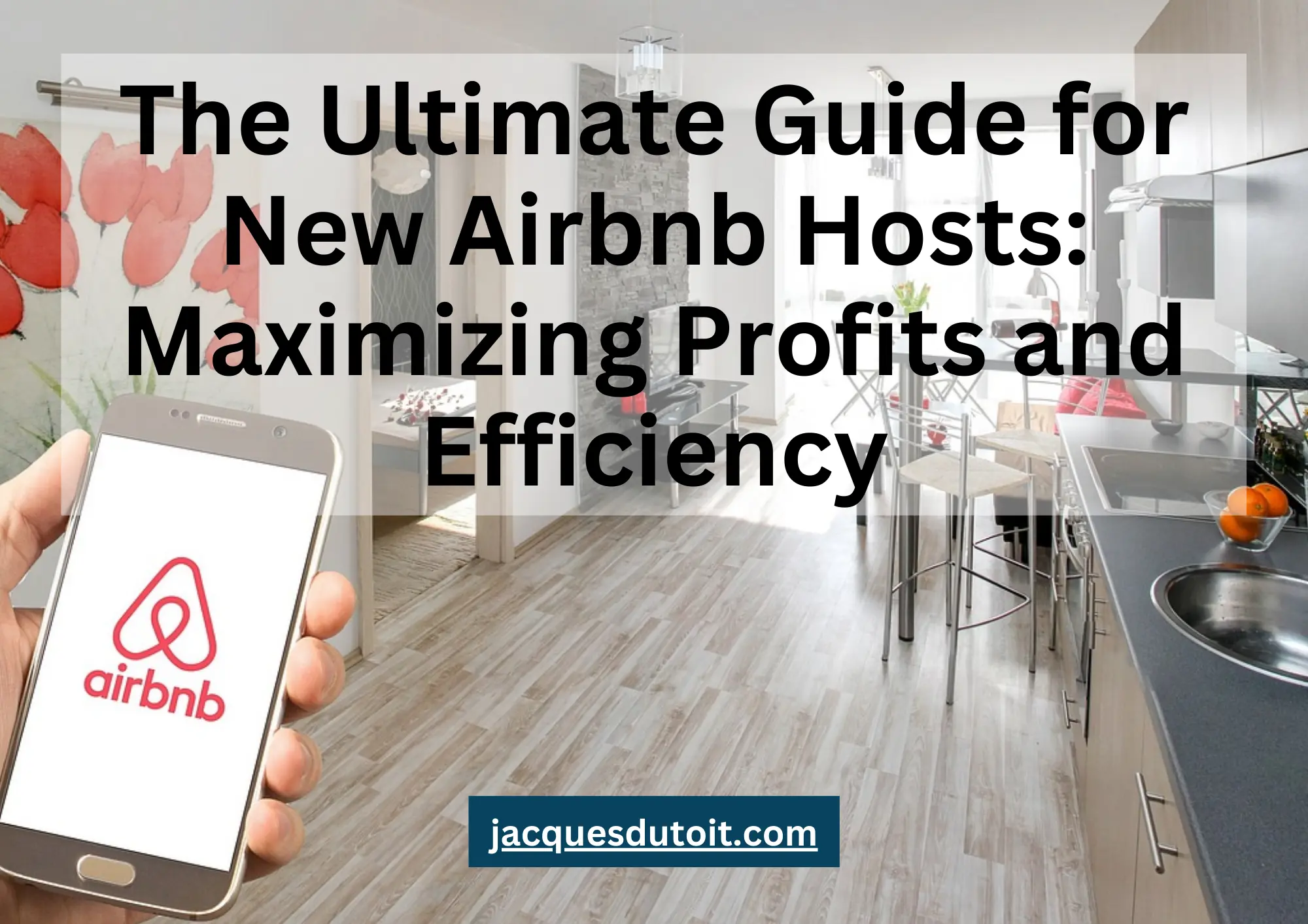 The Ultimate Guide for New Airbnb Hosts. Cover Image